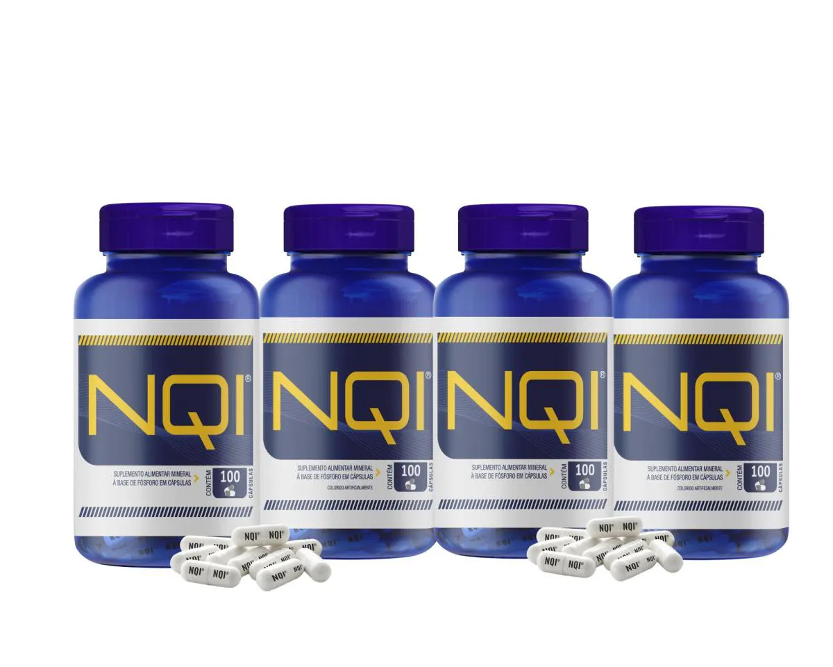 Kit 4x Nqi (100 Cápsulas) Gaction