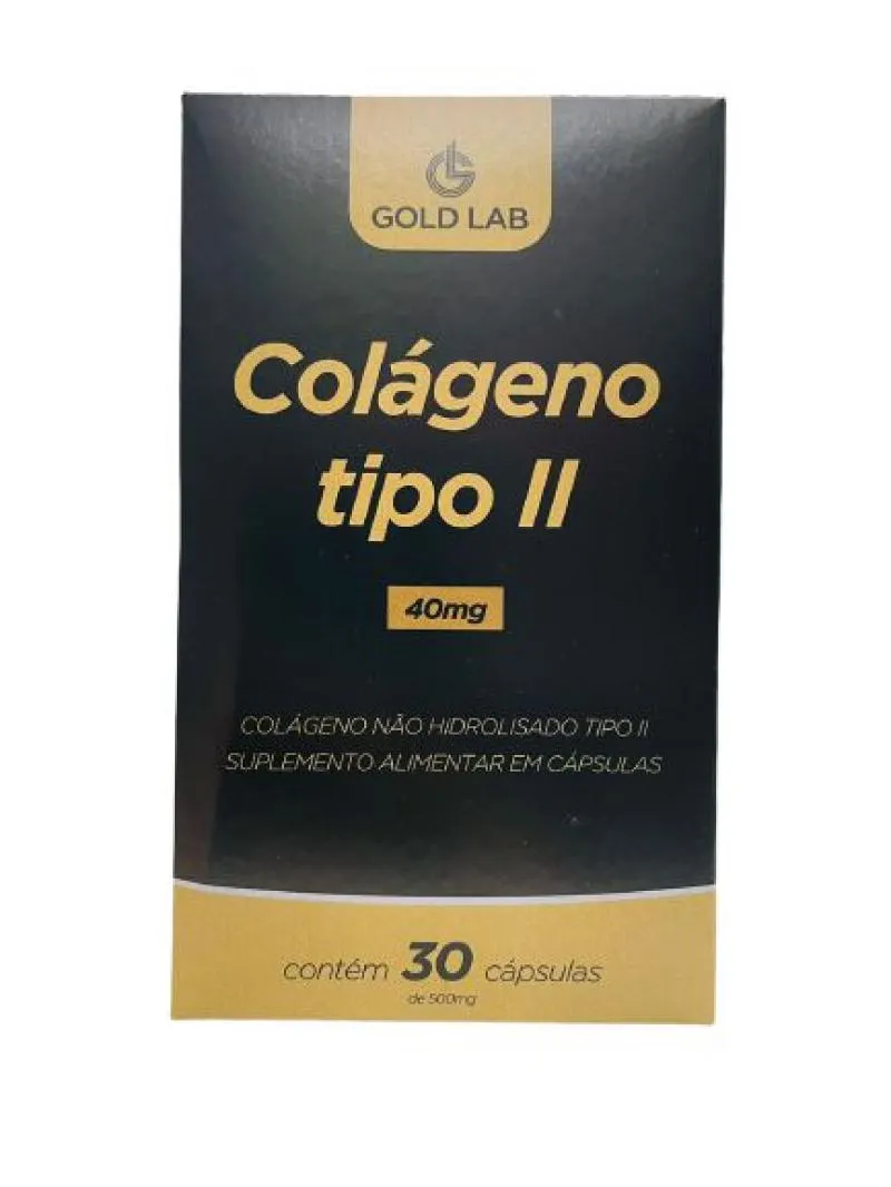 Colágeno Tipo Ii 40Mg C/30 - Gold Lab