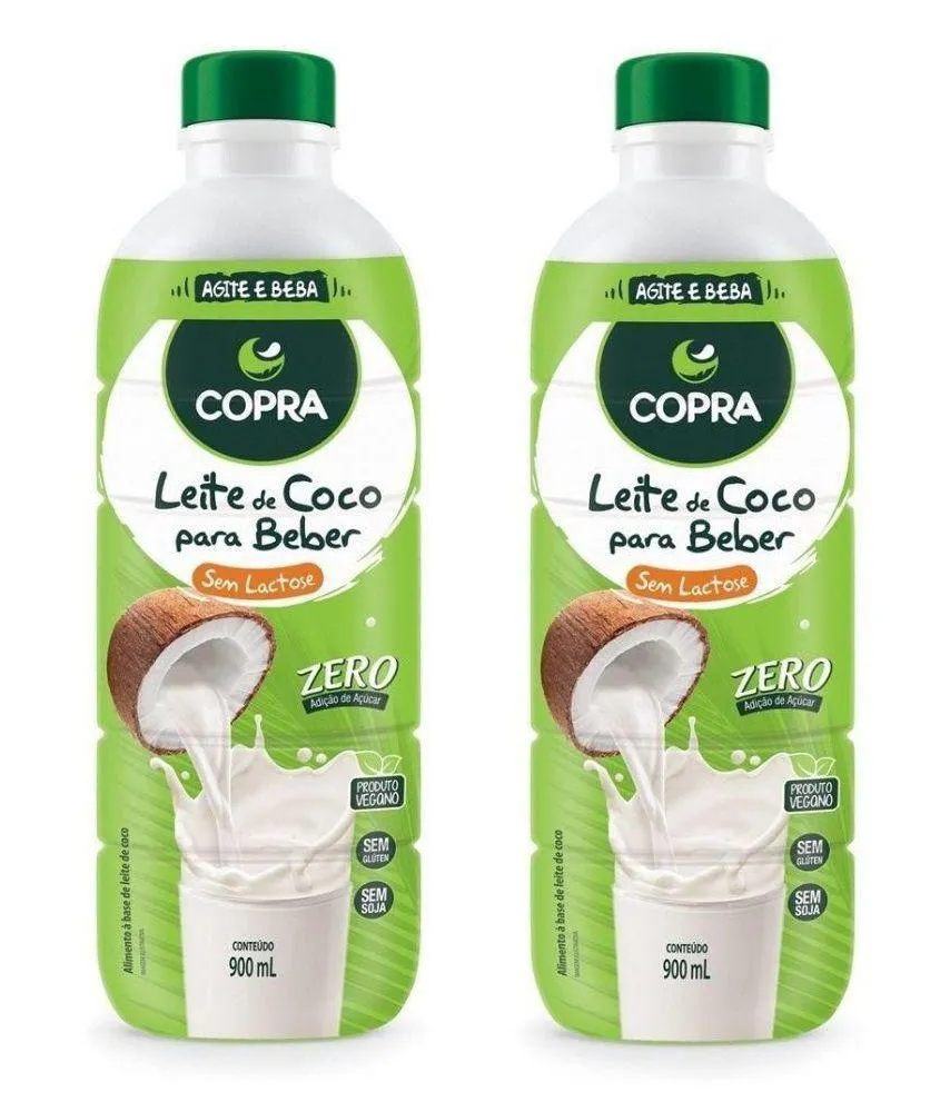 Kit 2uni Leite de Coco Pronto para Beber 900ml - Copra