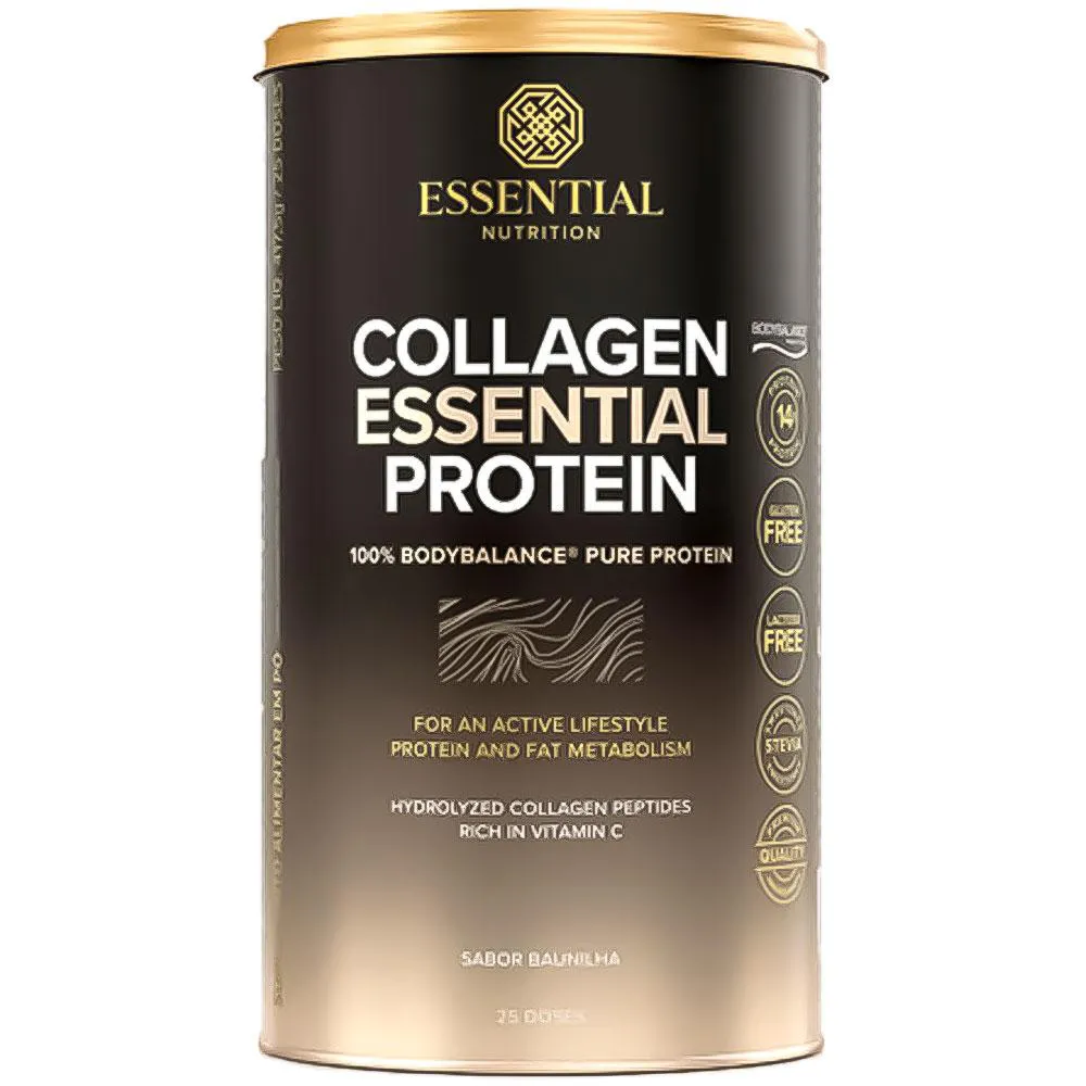 Collagen Essential Protein - Baunilha - 417,5g - Essential Nutrition