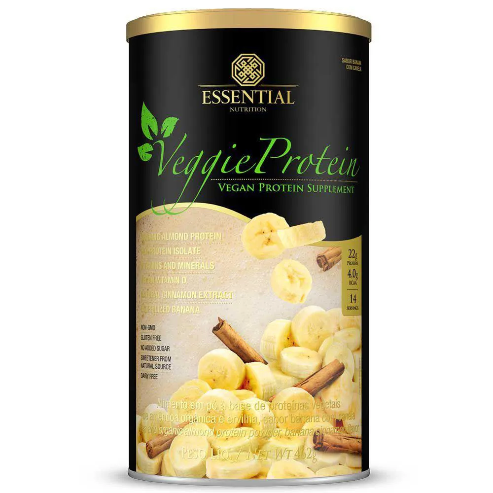 Veggie Protein Banana com Canela (462g) - Essential Nutrition