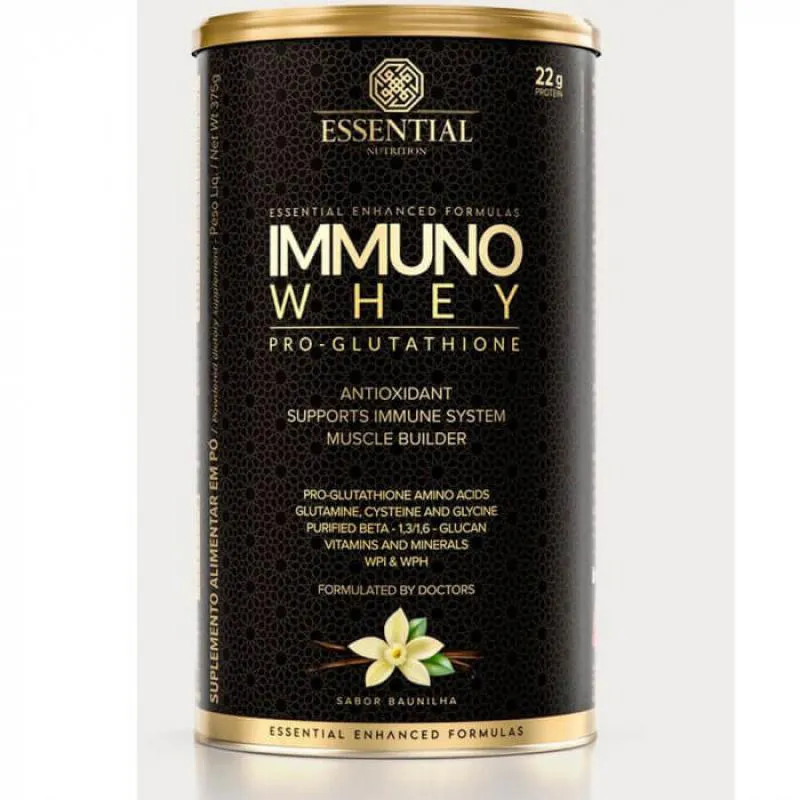 Immuno Whey Pro Glutathione Vanilla (375g) - Essential Nutrition