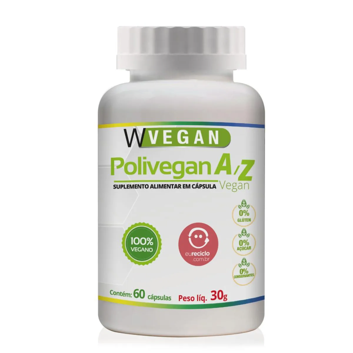 Polivegan Polivitaminico 60 Cápsulas Wvegan Vegano