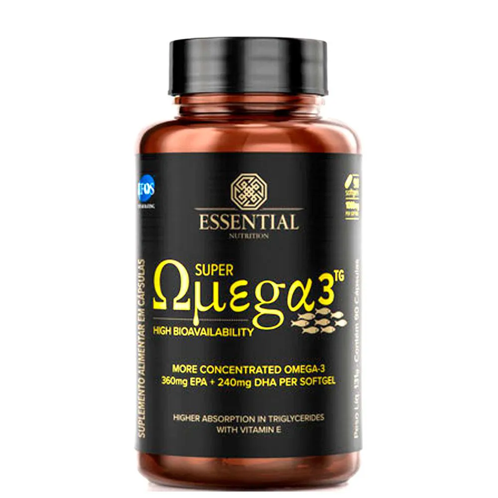 SUPER ÔMEGA-3 TG 1G ESSENTIAL NUTRITION 90 CAPS Unica