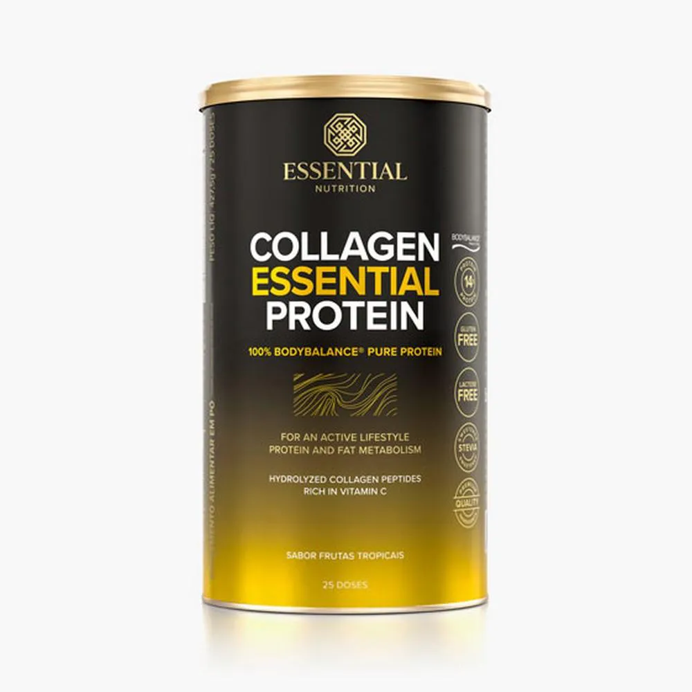 Collagen Essential Protein - Frutas Tropicais- 427,5g - Essential Nutrition
