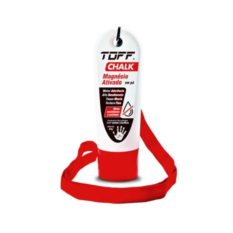 Pó Magnésio Dosador Portátil Toff Chalk 60 G- Crossfit Lpo