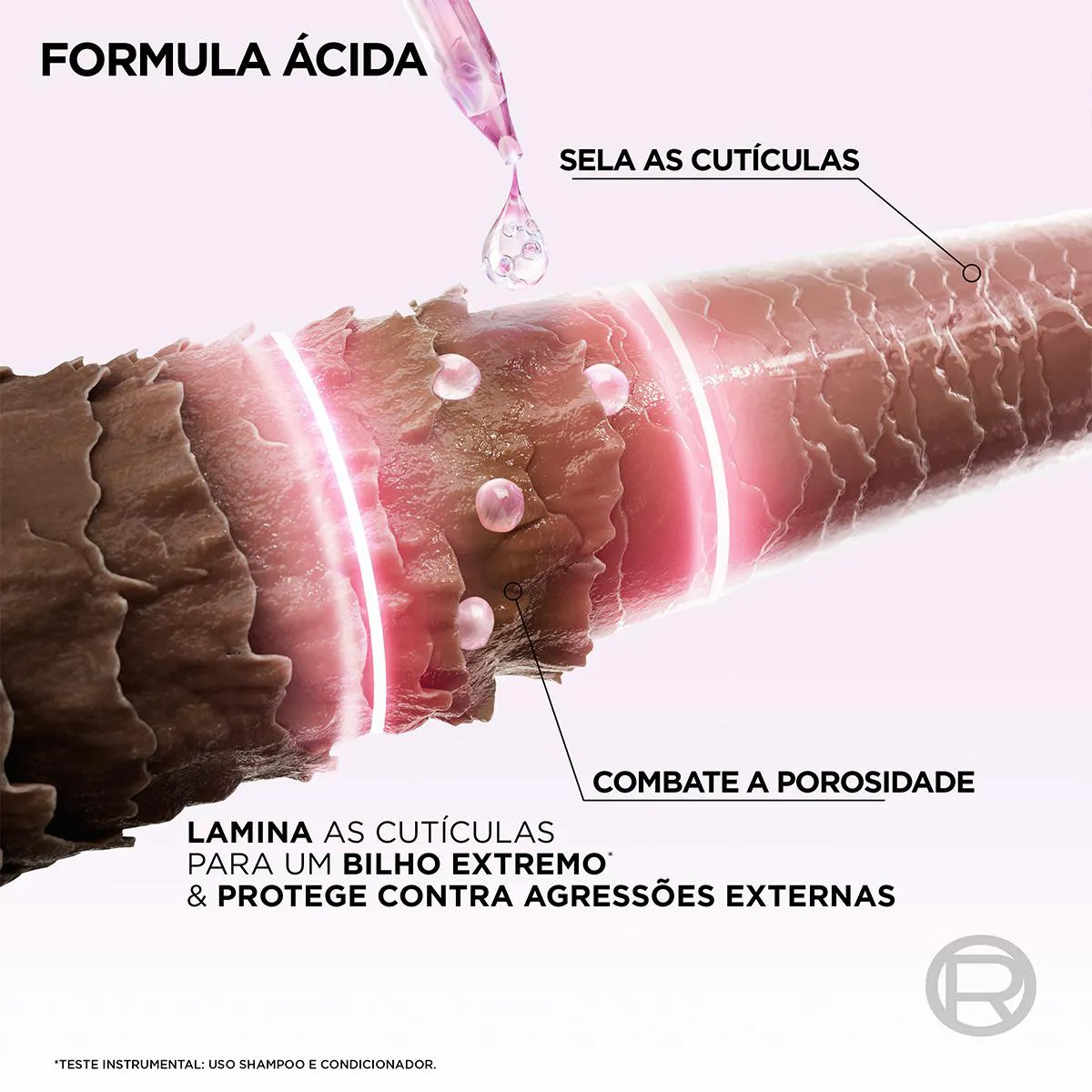 Spray Acidificante Elseve Glycolic Gloss Tratamento Antiporosidade com Ácido Glicólico 200ml