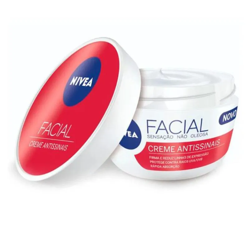 Creme Hidratante Facial Antissinais Nivea 100 G Anti - Idade / Antirrugas