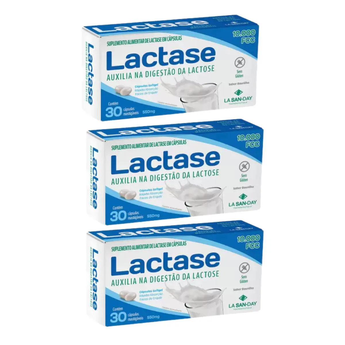 Kit C3 Suplemento Ideal Intolerantes Lactose – La San Day