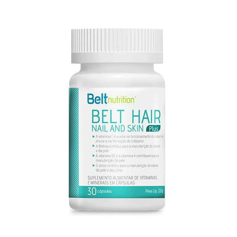Belt Hair - Nail And Skin Plus - 30 cápsulas Gelatinosas