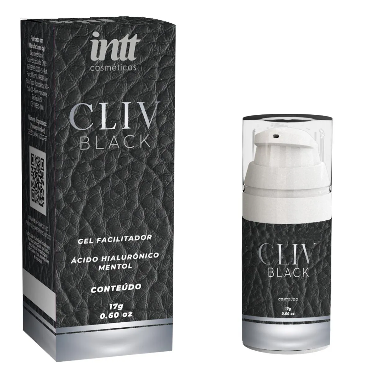 Gel Dessensibilizante Anal com Ácido Hialurônico Cliv Black 17g Intt