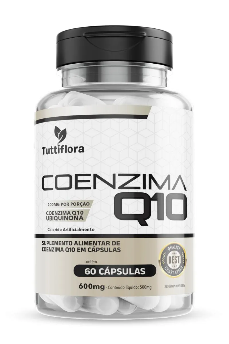 Coenzima Q10 (200mg P/porção) 60 cápsulas Tuttiflora
