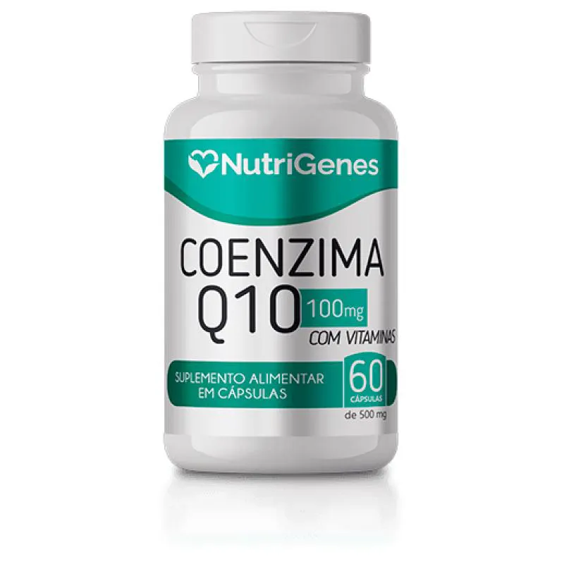Coenzima Q10 Coq10 Nutrigenes -60 Cápsulas. 100mg + Vitaminas