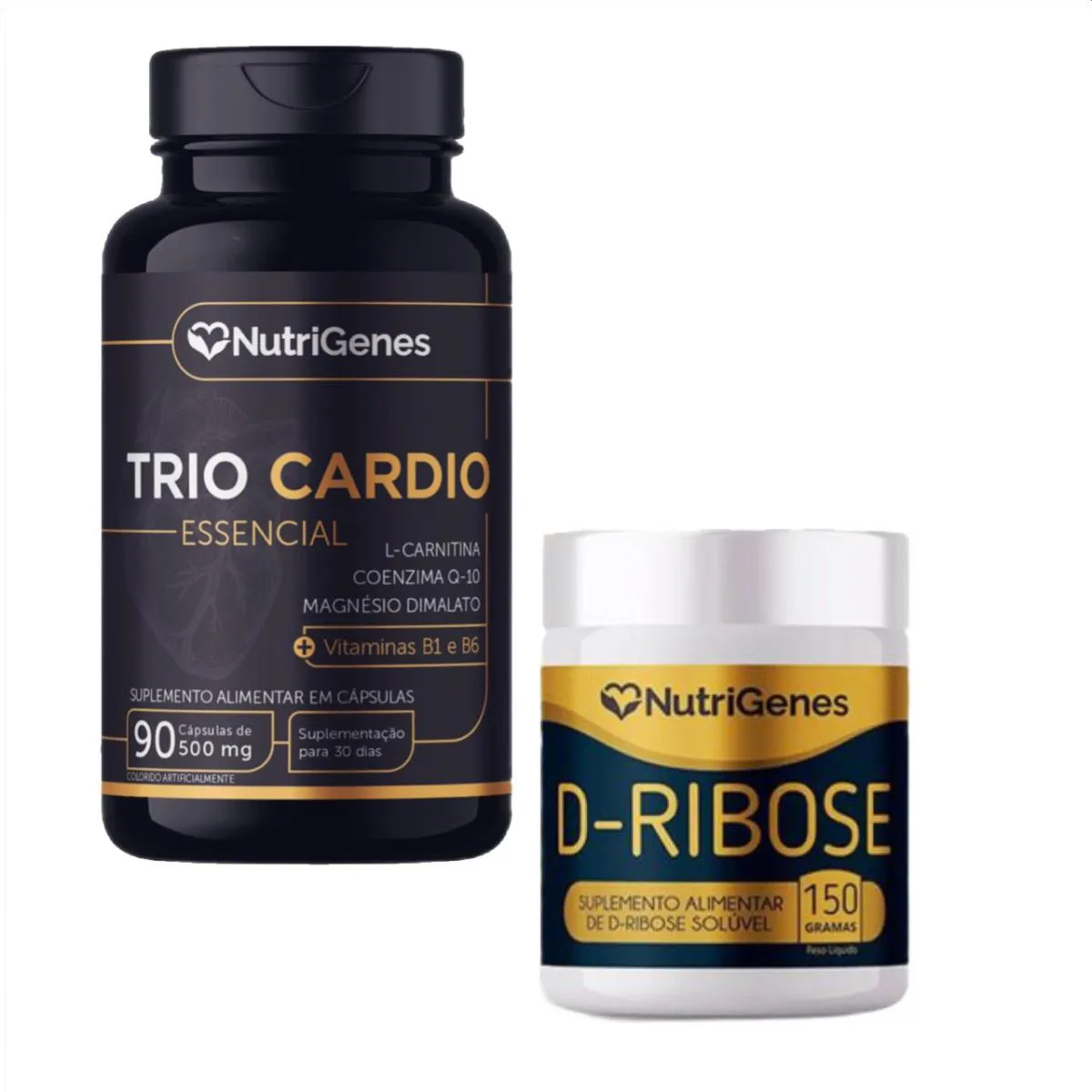 Kit Solução de Sinatra - Trio Cardio + D- Ribose Nutrigenes