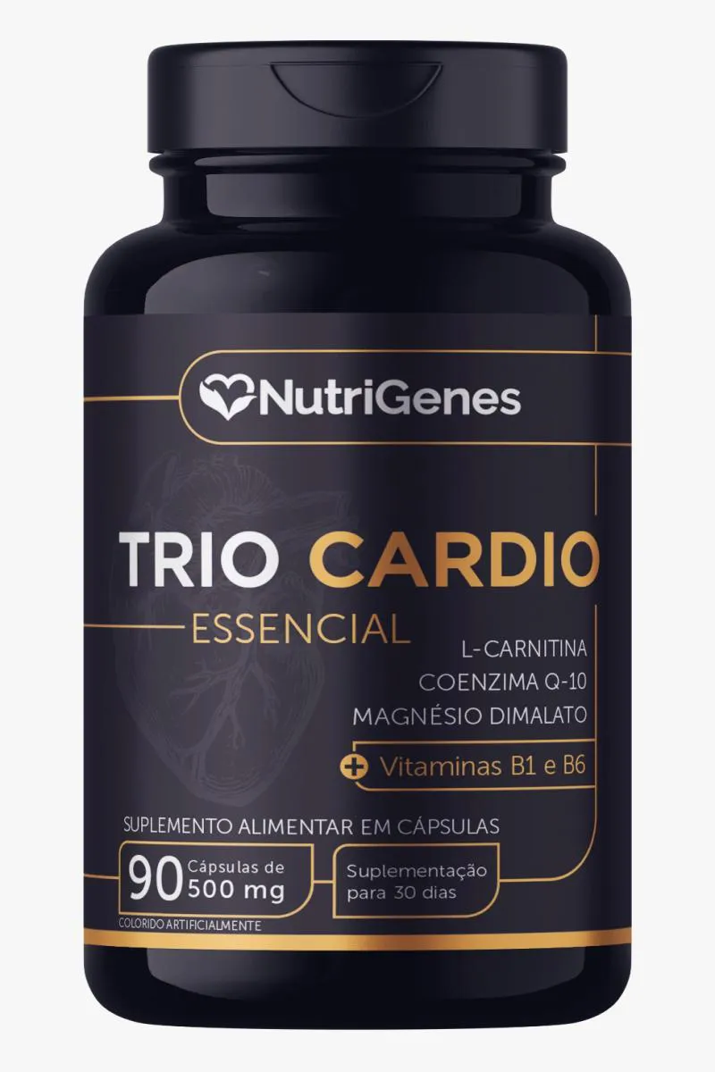 Trio Cardio- Magnésio- Coq10- L- Carnitina- Nutrigenes