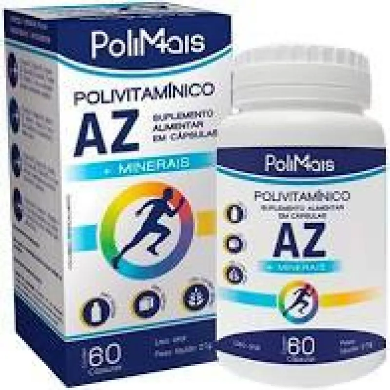 Polimais Polivitamínico a/Z C/60 cápsulas
