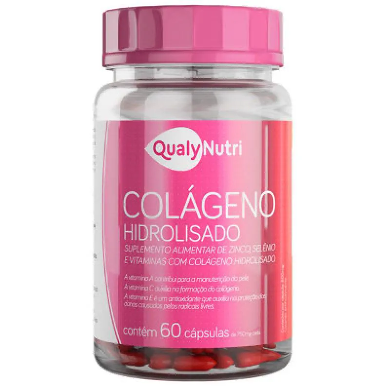 Colágeno Hidrolisado C/60 cápsulas - Qualy Nutri