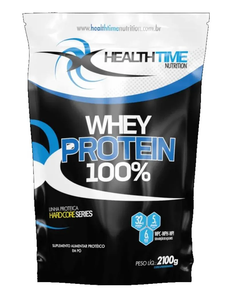 WHEY PROTEIN 100% HEALTH TIME - 2.1KG Cappuccino