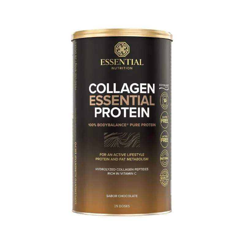 Collagen Essential Protein Chocolate Trufado Essential Nutrition 510g