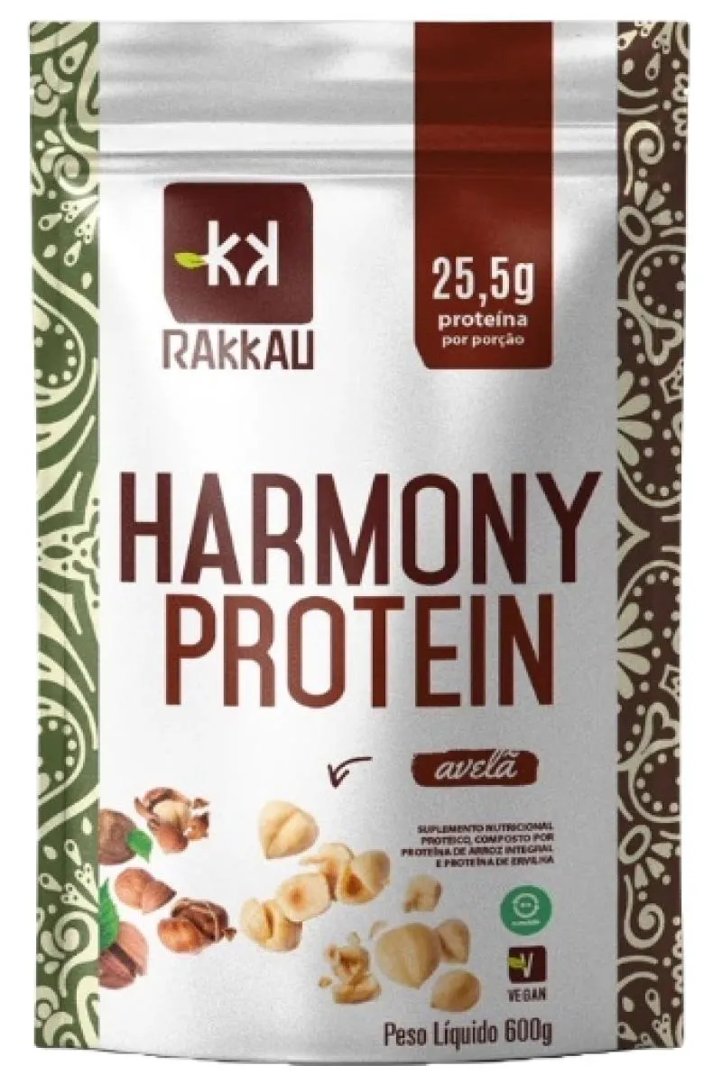 Harmony Protein Avelã Vegana Rakkau 600g