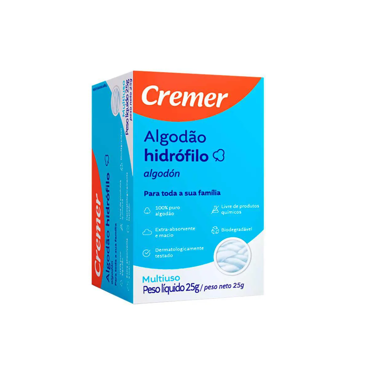 Discos de Algodão Apolo 70g