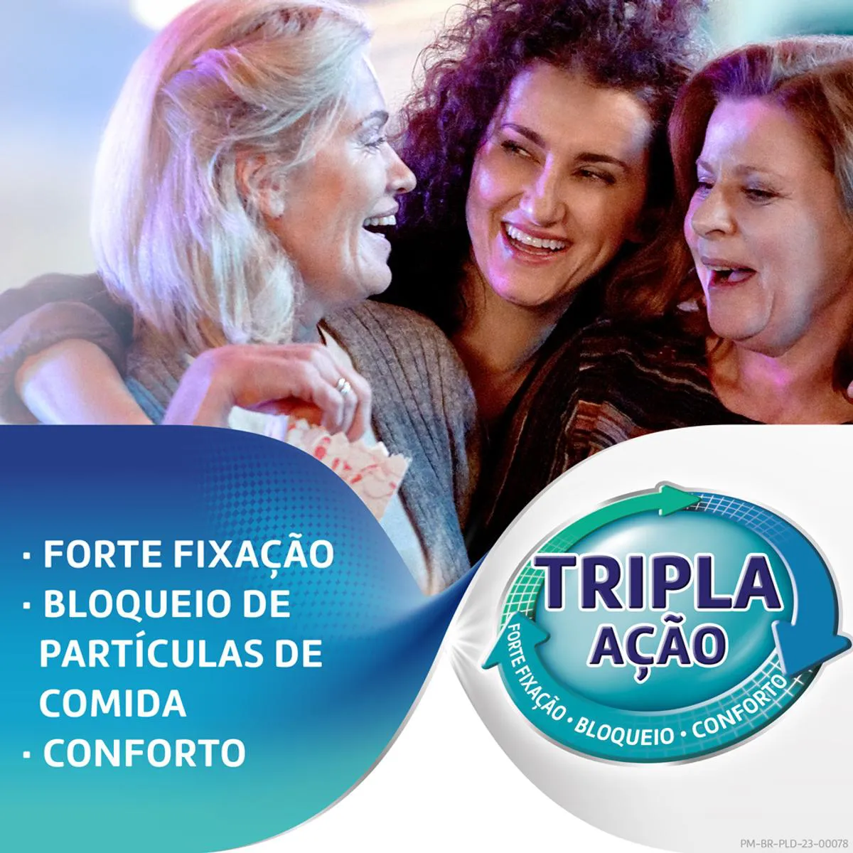 Creme Fixador de Dentadura Ultra Corega Tripla Ação Sem Sabor com 20g