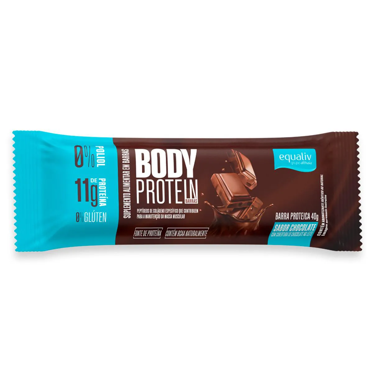 Barra de Proteína Equaliv Body Protein Chocolate 40g