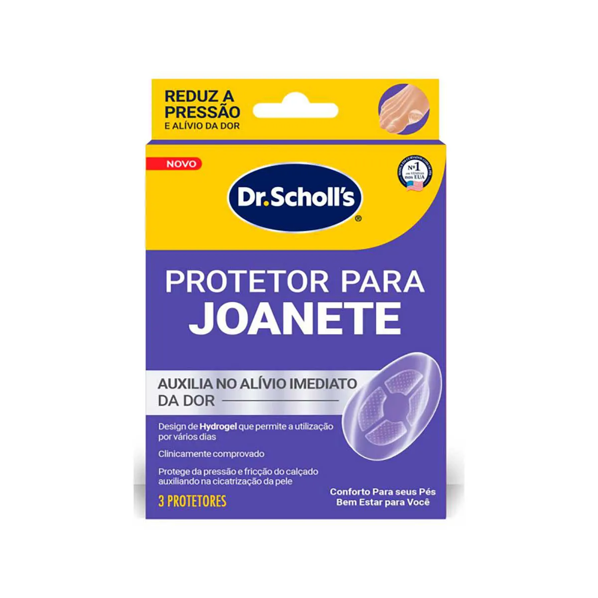Protetor Plantar Slim So Pes Par Tam.unico Cod. 8039