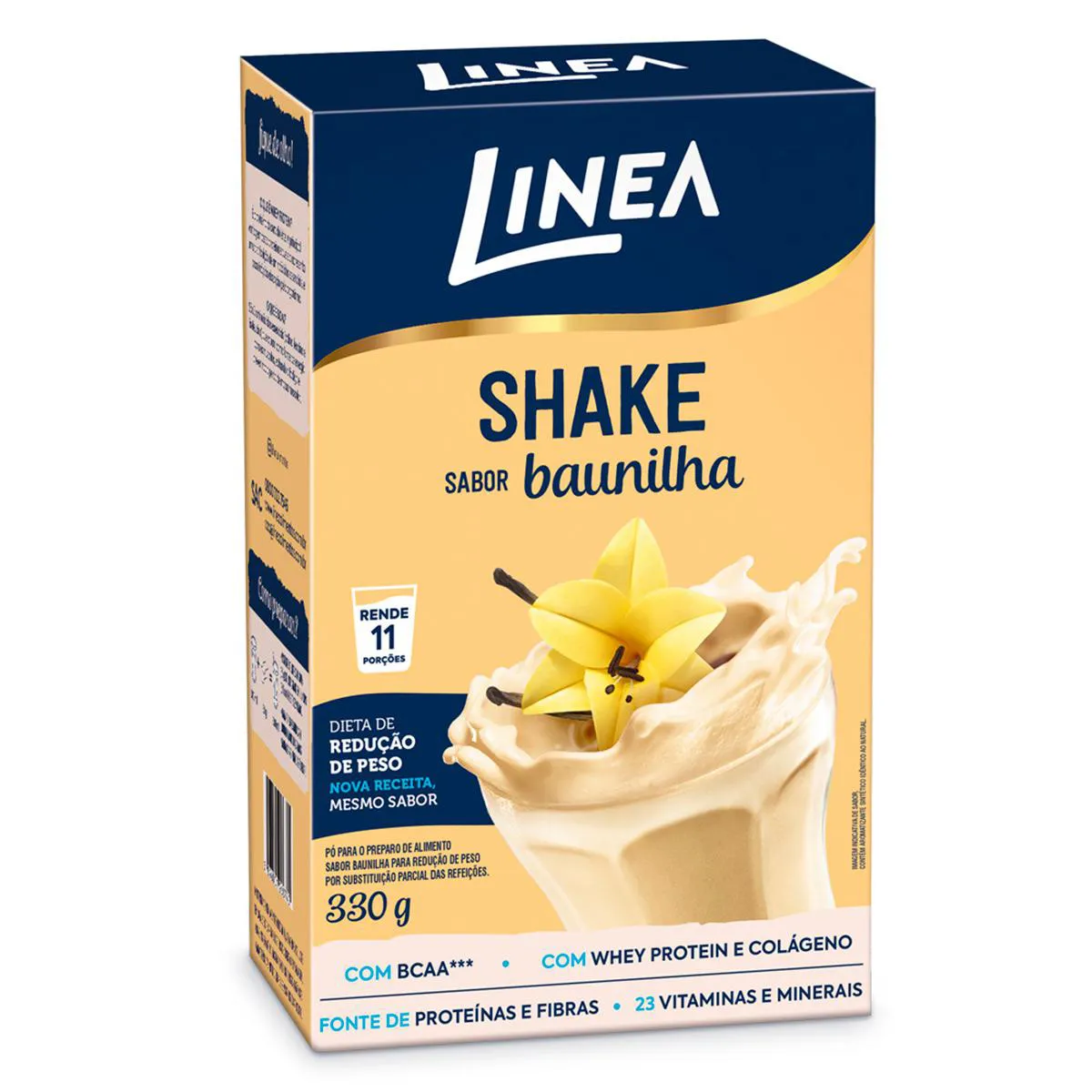 Shake em Pó de Baunilha Linea 330g