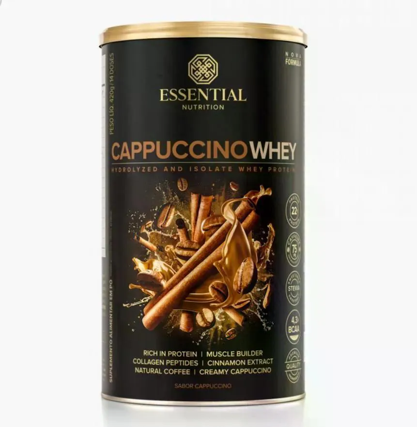 Cappuccino Whey Essential Nutrition 420g