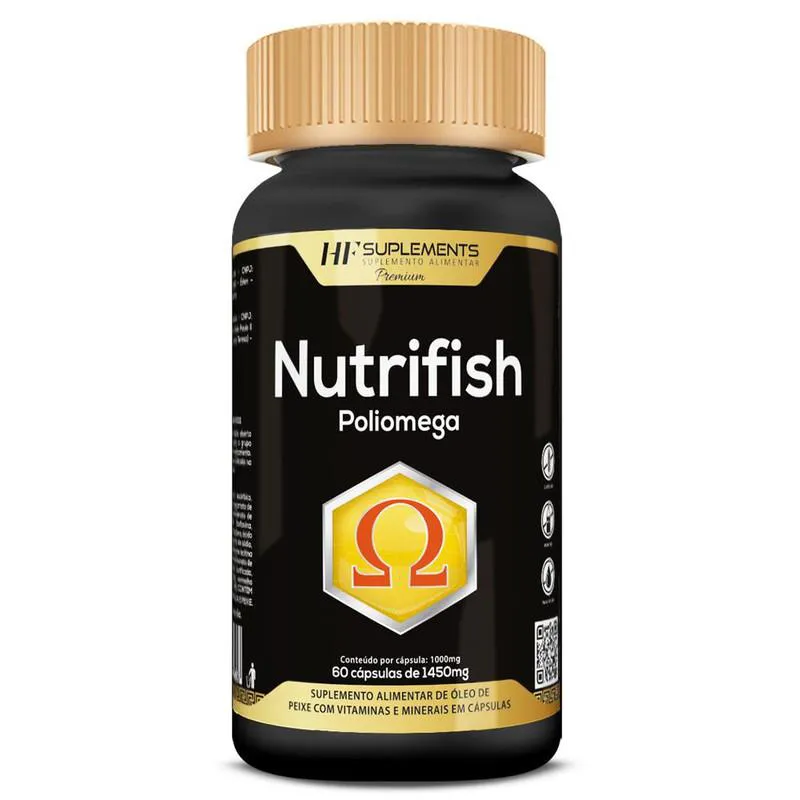 Nutrifish Poliomega 60caps 1450mg Hf Suplements