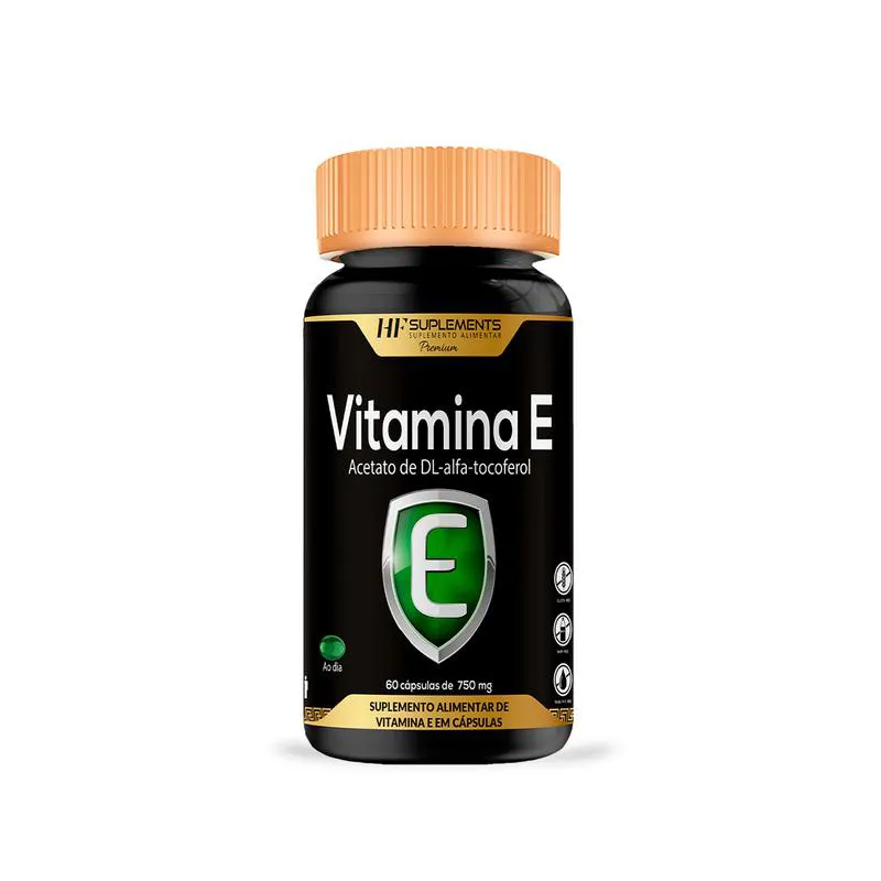 Vitamina e 400ui Alfa Tocoferol 60 cápsulas Hf Suplements