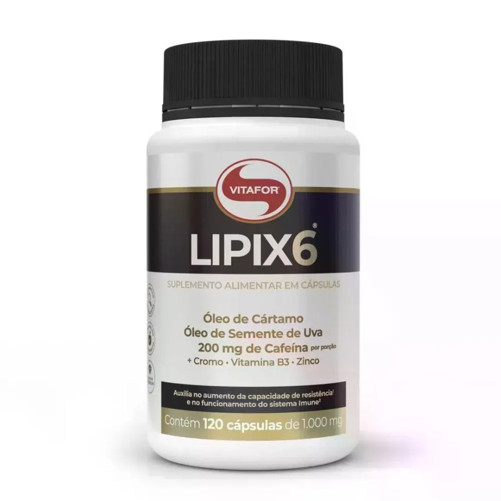 Suplemento Vitafor Lipix 6 120 cápsulas 1000mg