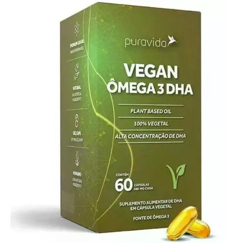 Vegan Omega 3 Dha 60 cápsulas