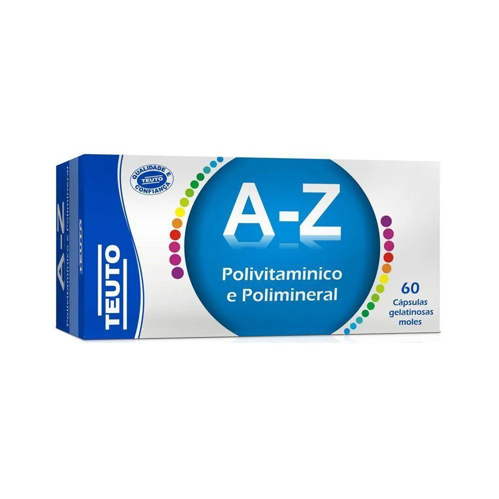 Polivitamínico e Polimineral a Z com 60 Cápsulas Teuto