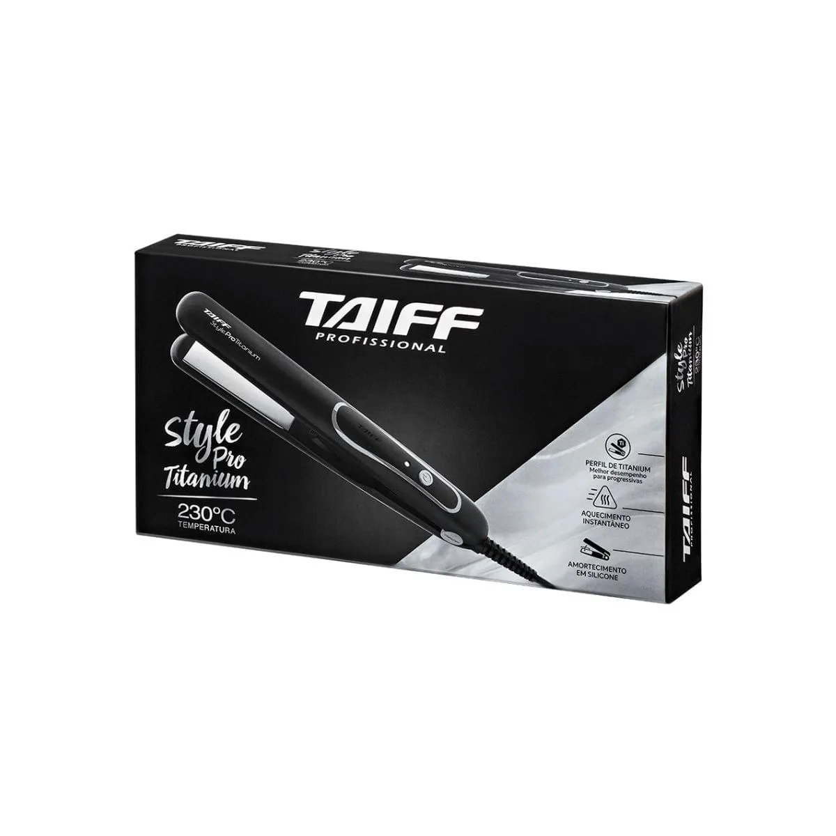Taiff Style Pro Titanium Bivolt - Prancha de Cabelo