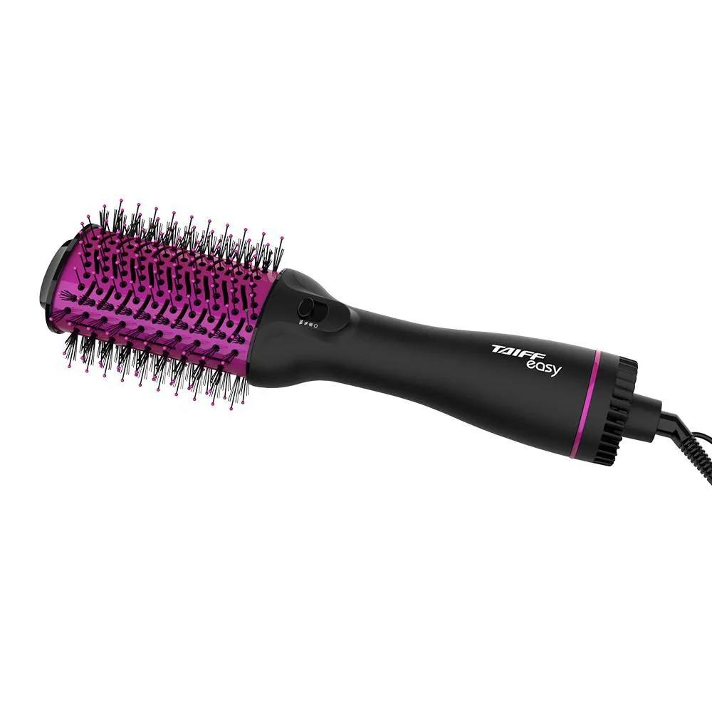 Taiff Easy Escova Oval Secadora 1200w Esmv12 Rosa - 127v