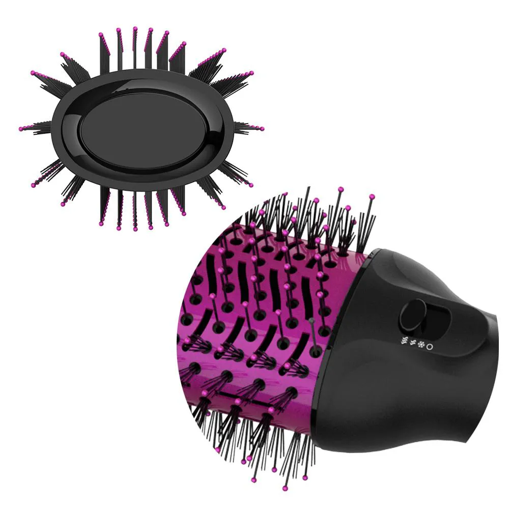 Taiff Easy Escova Oval Secadora 1200w Esmv12 Rosa - 127v