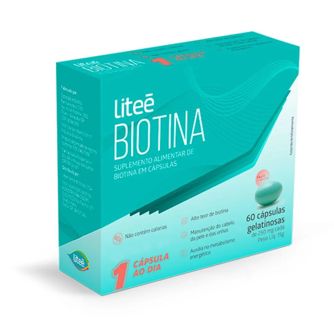 Biotina Litee 60 Cápsulas Gelatinosas