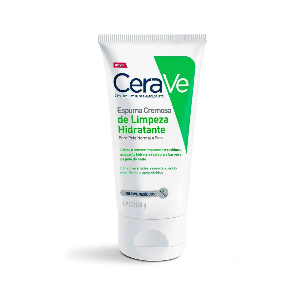Espuma Cremosa de Limpeza Hidratante Cerave Sem Perfume 140g