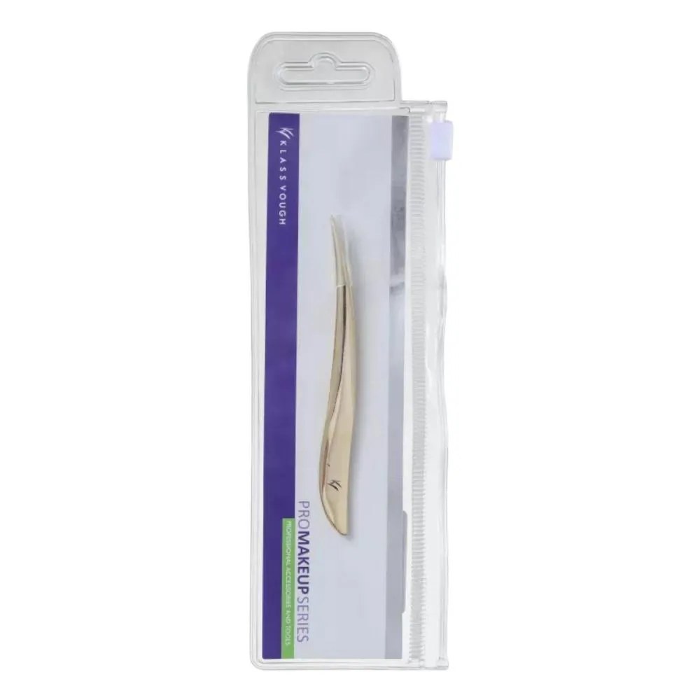 Klass Vough Pinça Ponta Fina Dourada Tw-3077g