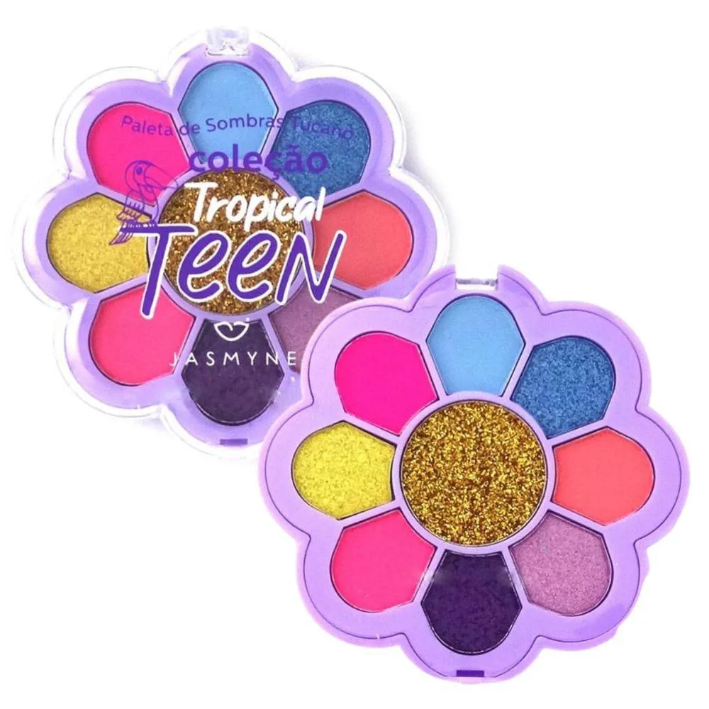 Paleta de Sombras Jasmyne Tropical Teen Tucano A 10g