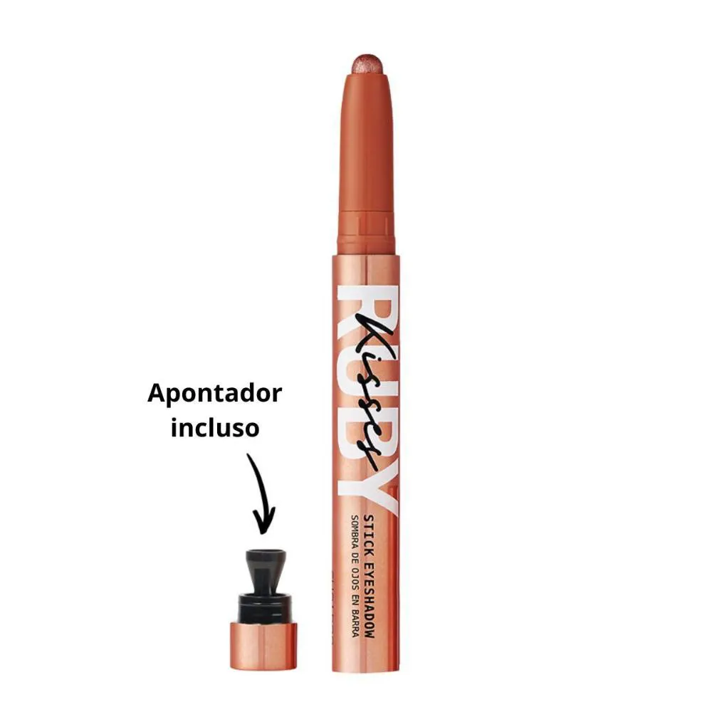 Sombra para Olhos em Barra Ruby Kisses Stick Eyeshadow Rose Glam 1,4g Rsb02b