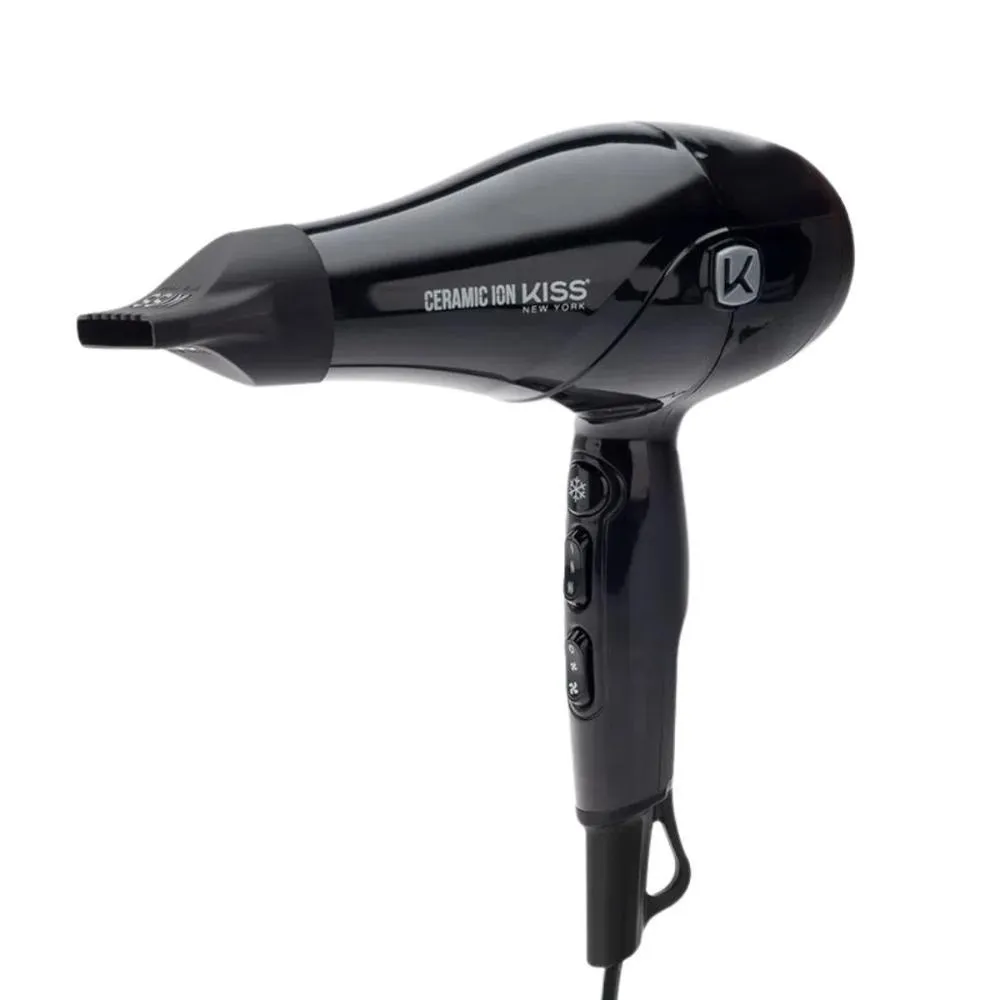 Secador Kiss New York Ceramic Ion 1900w 127v Bdp5br