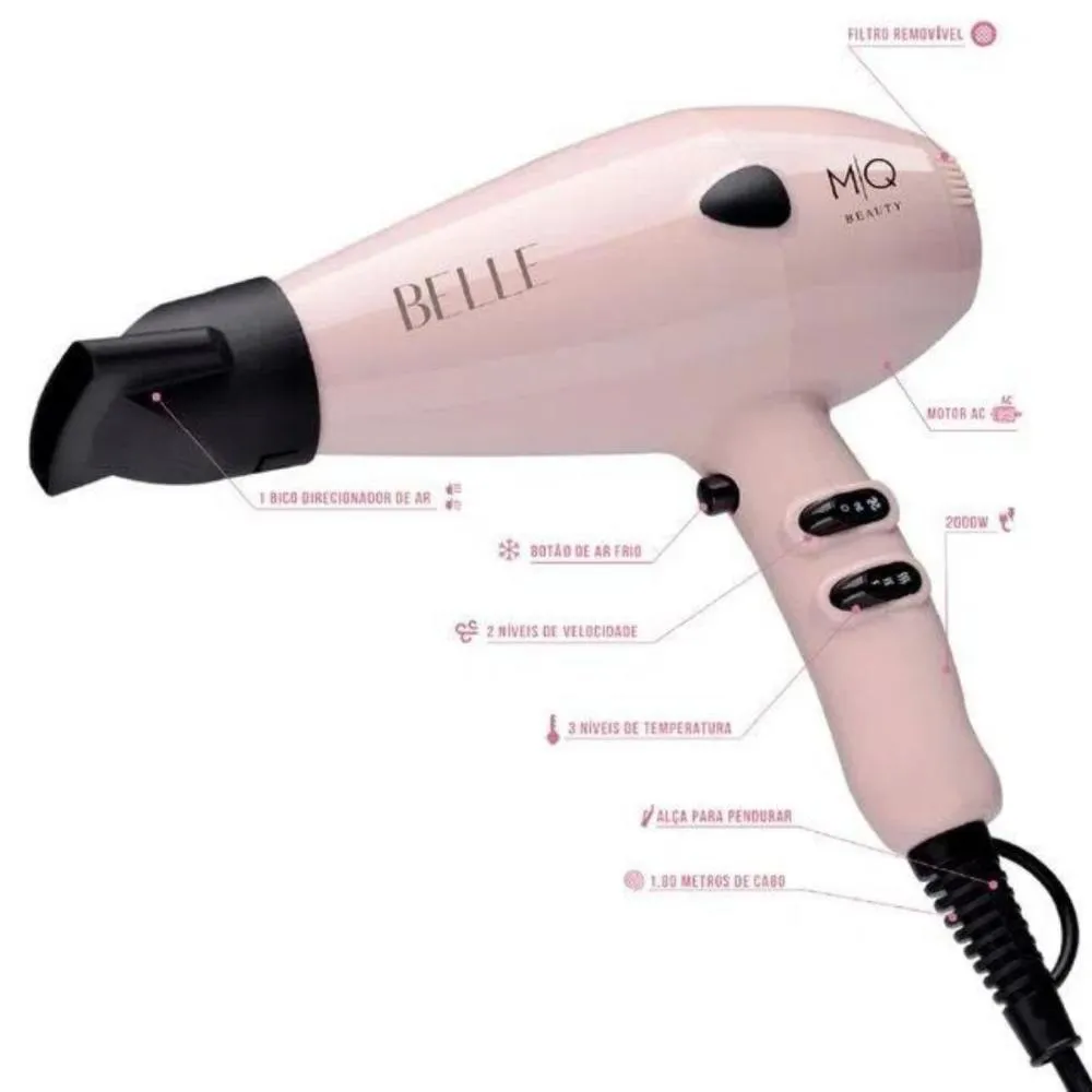 Secador Mq Beauty Belle 2000w 220v