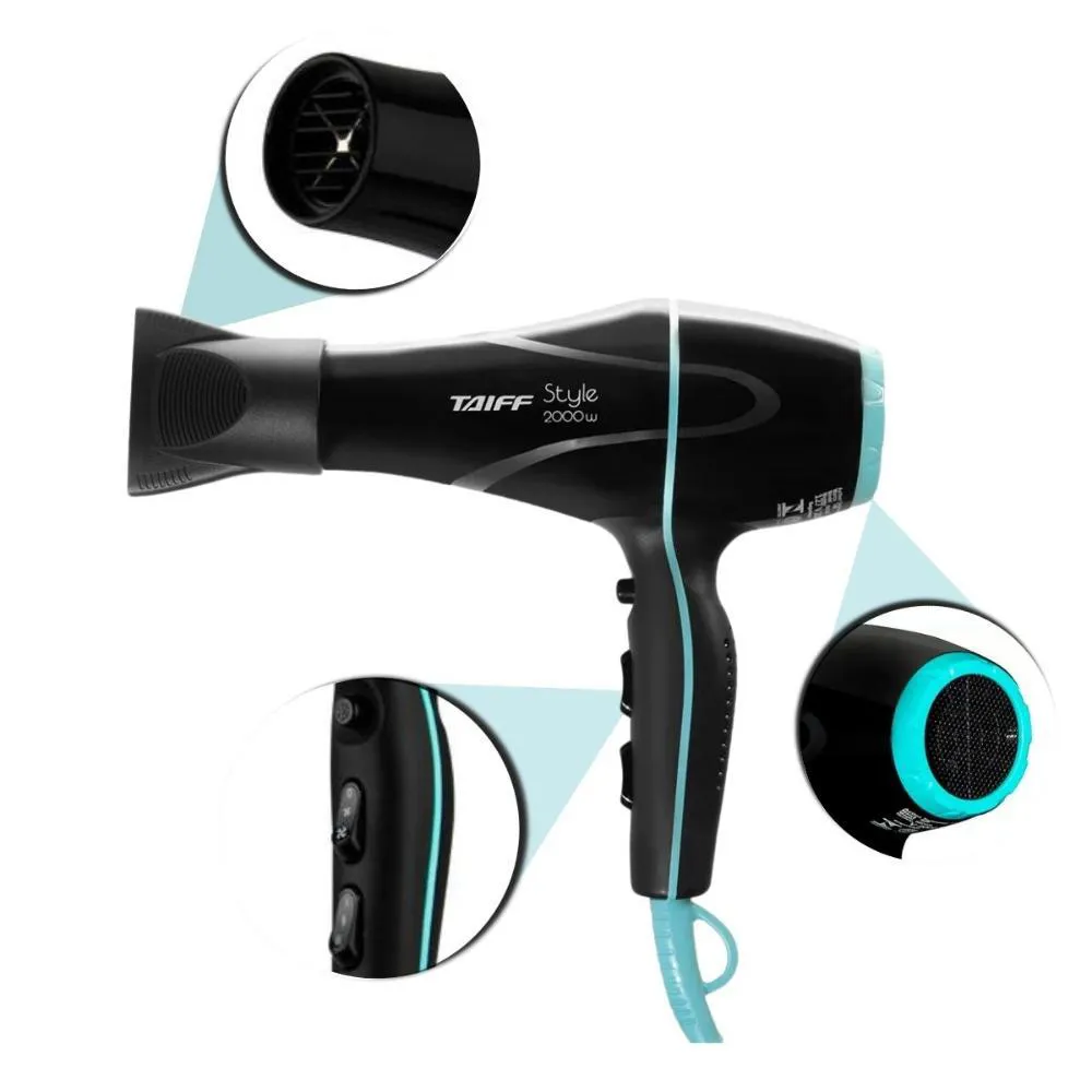 Secador Taiff Style Preto 2000w 127v