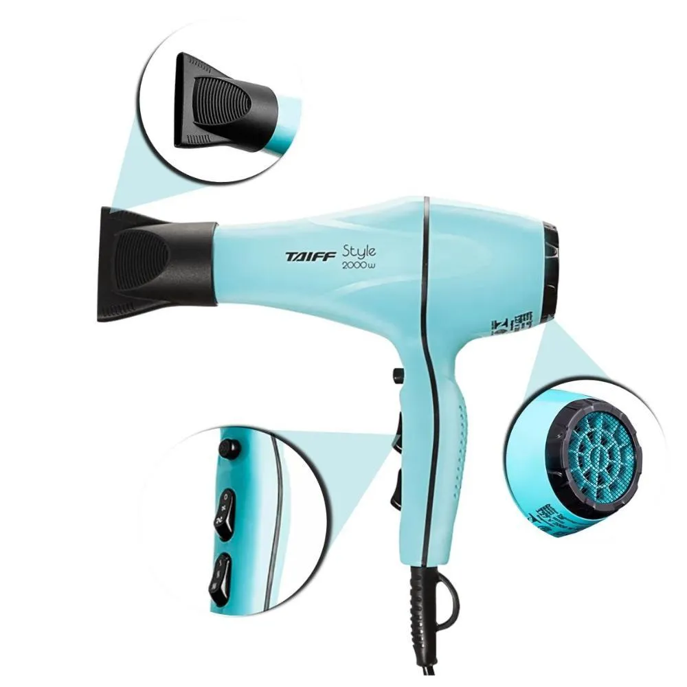 Secador Taiff Style Azul 2000w 220v