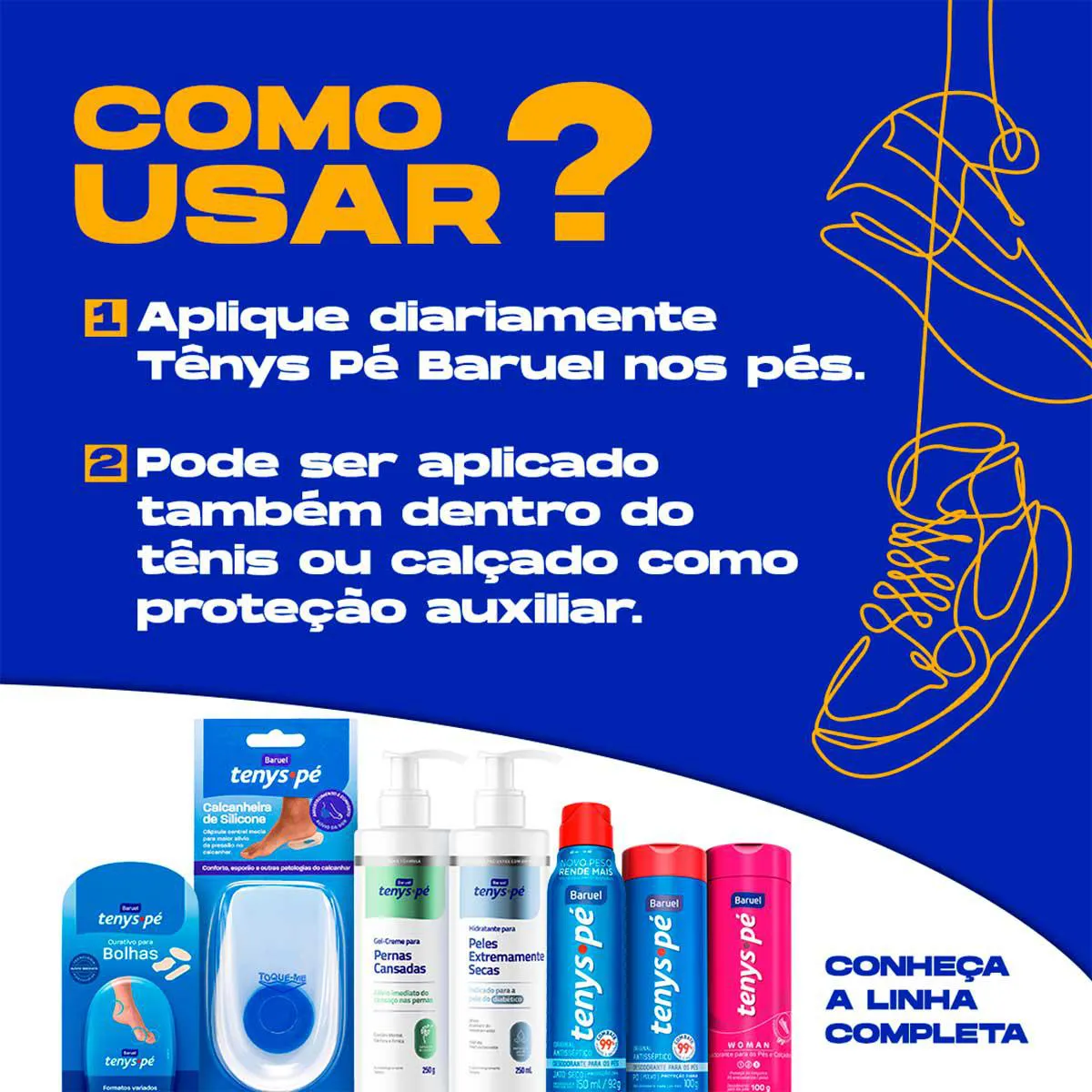 Talco para os Pés Tenys Pé Sport Edition
