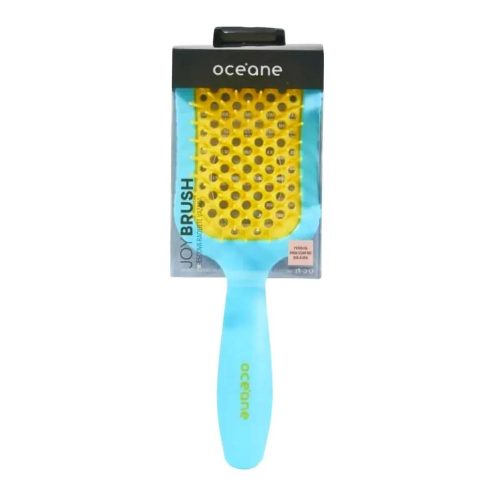 Escova Raquete Vazada Oceane Joy Brush Azul
