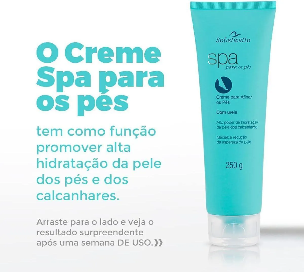 Spa Creme para Afinar os Pés com Uréia 250g Sofisticatto